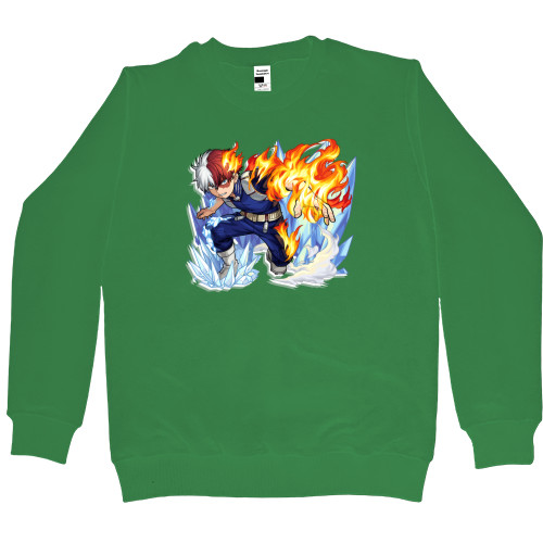 Women's Premium Sweatshirt - Shoto Todoroki 3 - Mfest