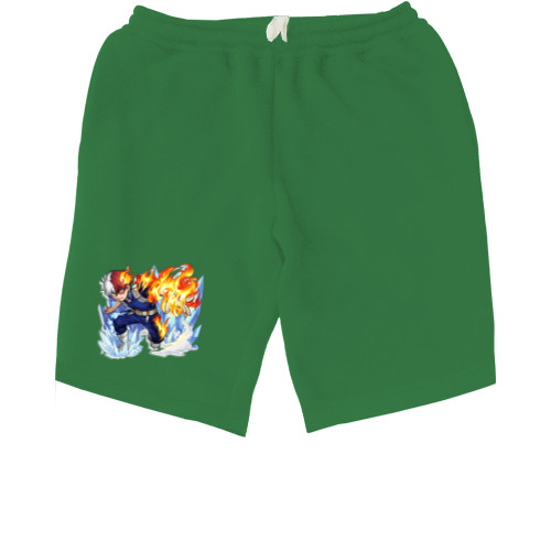 Men's Shorts - Shoto Todoroki 3 - Mfest