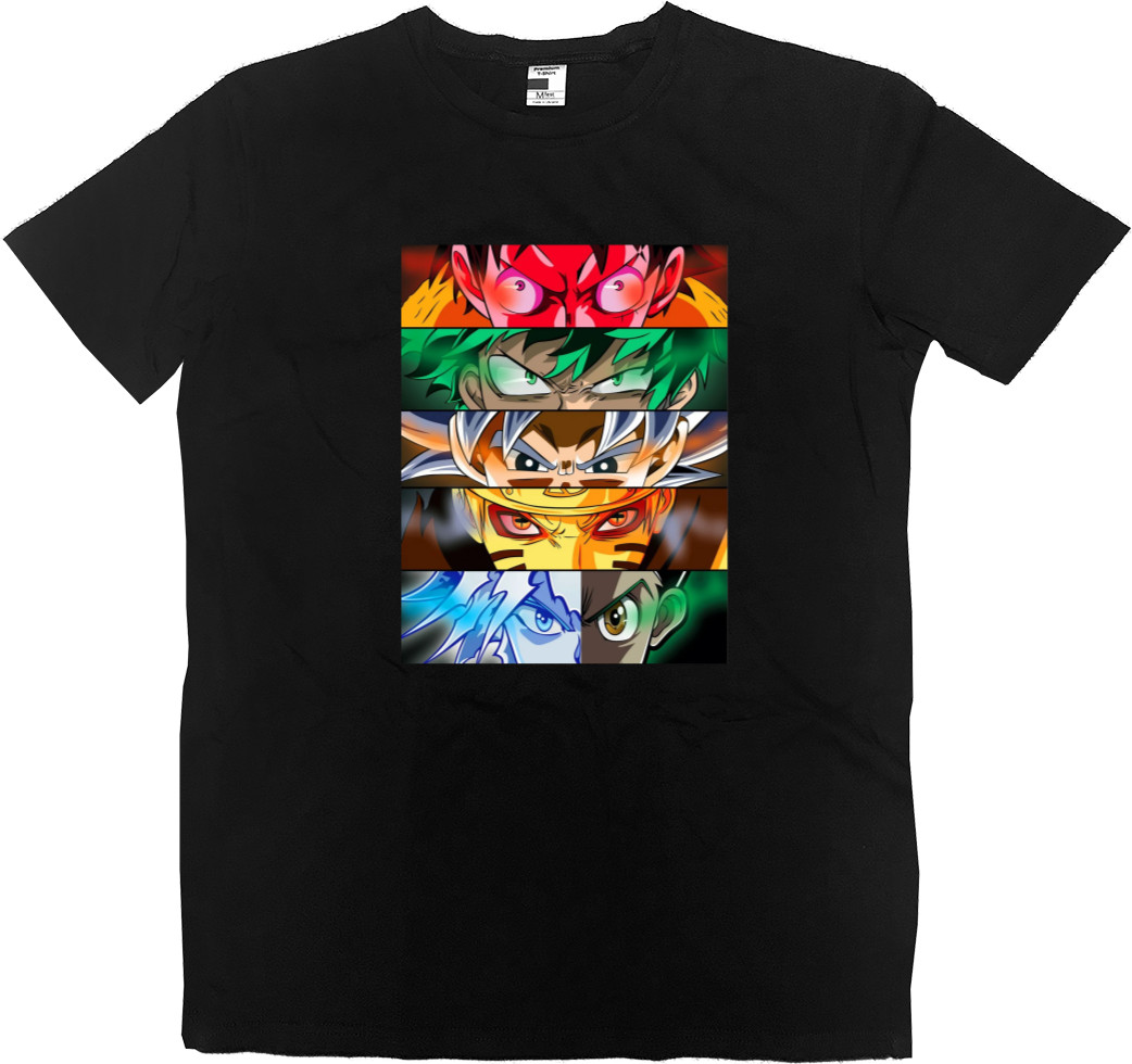 Men’s Premium T-Shirt - anime heroes - Mfest