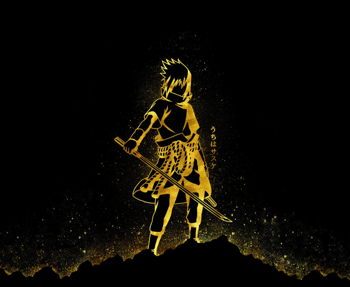 golden sasuke