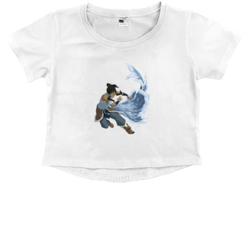 Kids' Premium Cropped T-Shirt - Korra - Mfest