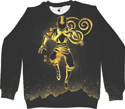 Women's Sweatshirt 3D - gold Aang - Mfest