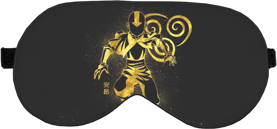 Sleep Mask 3D - gold Aang - Mfest