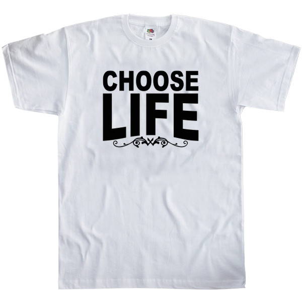 Kids' T-Shirt Fruit of the loom - choose life - Mfest