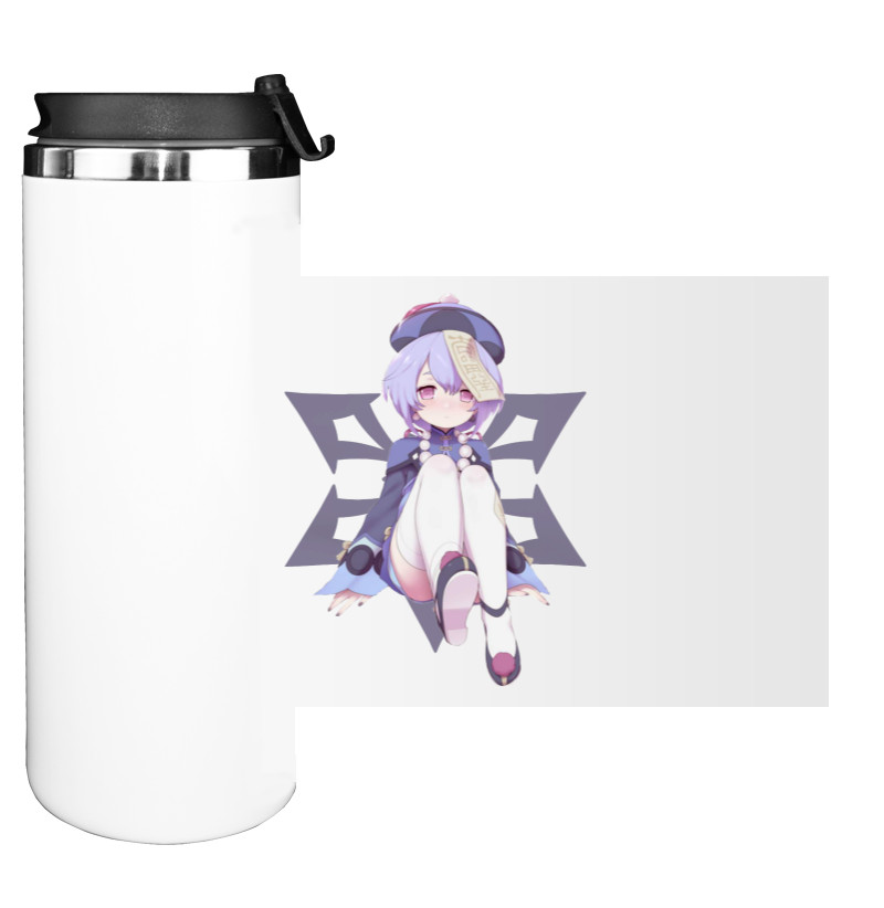 Water Bottle on Tumbler - GENSHIN IMPACT, ЦИ ЦИ 3 - Mfest