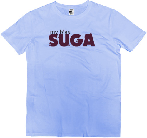 Men’s Premium T-Shirt - my bias is SUGA - Mfest