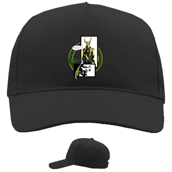 Baseball Caps - 5 panel - loki comics fan art - Mfest