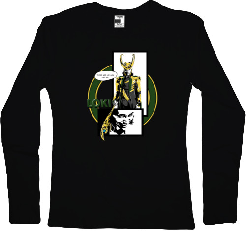 Women's Longsleeve Shirt - loki comics fan art - Mfest