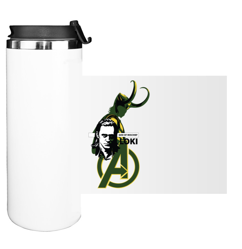 Water Bottle on Tumbler - loki fanart 2 - Mfest