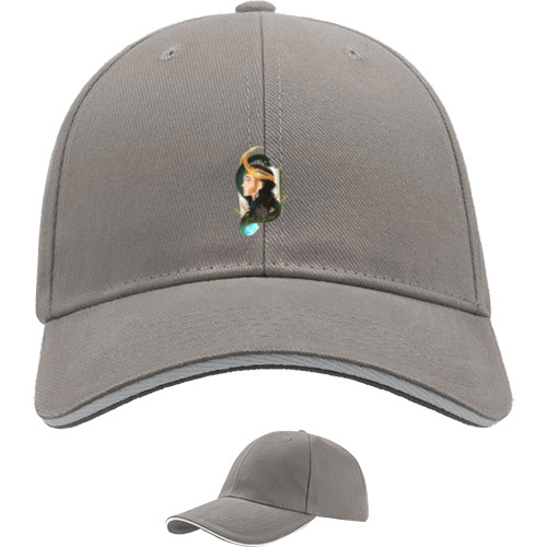 Локи / Loki - Sandwich Baseball Cap - loki fanart - Mfest