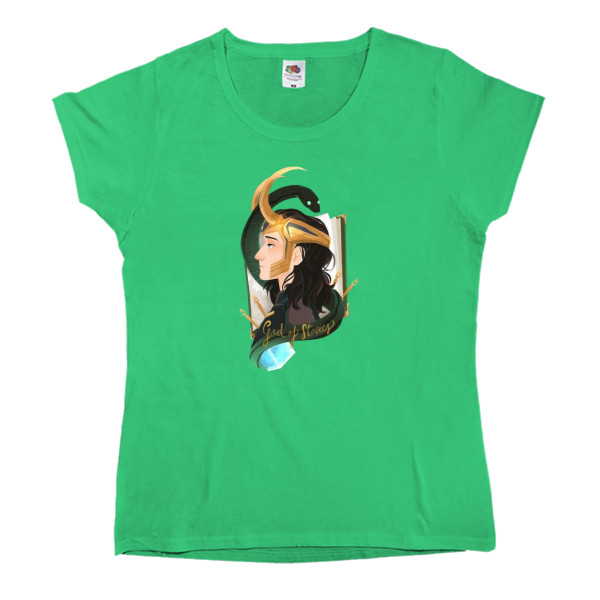 Women's T-shirt Fruit of the loom - loki fanart - Mfest