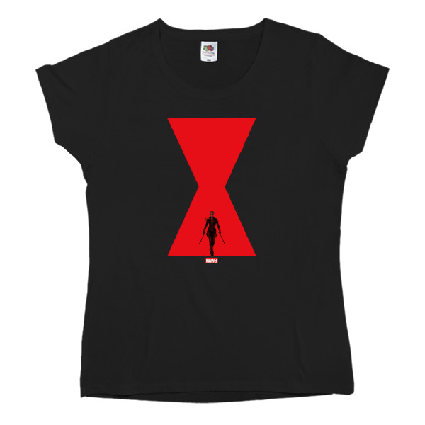 Women's T-shirt Fruit of the loom - Black Widow - Mfest