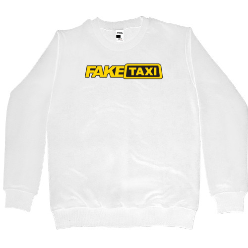 Women's Premium Sweatshirt - Fake Taxi Circle Logo - Mfest