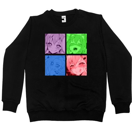 Women's Premium Sweatshirt - ahegao - Mfest