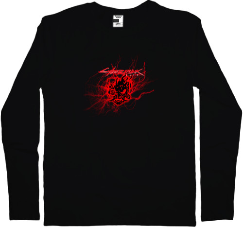 Men's Longsleeve Shirt - Cyberpunk 2077 SAMURAI - Mfest