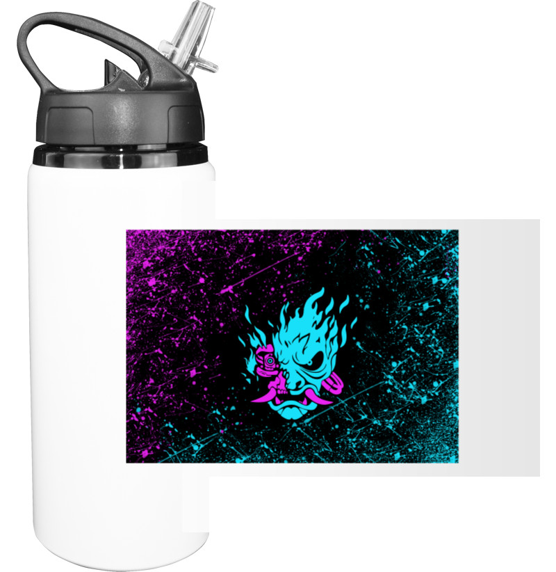 Sport Water Bottle - NEON SAMURAI - Mfest