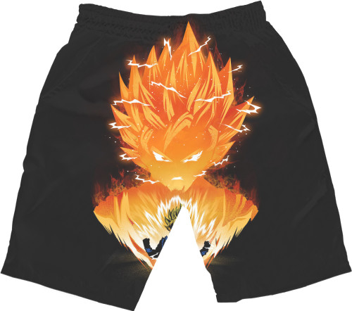 Men's Shorts 3D - son goku - Mfest