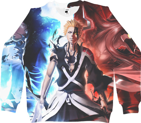 Kids' Sweatshirt 3D - Kurosaki Ichigo Bankai - Mfest