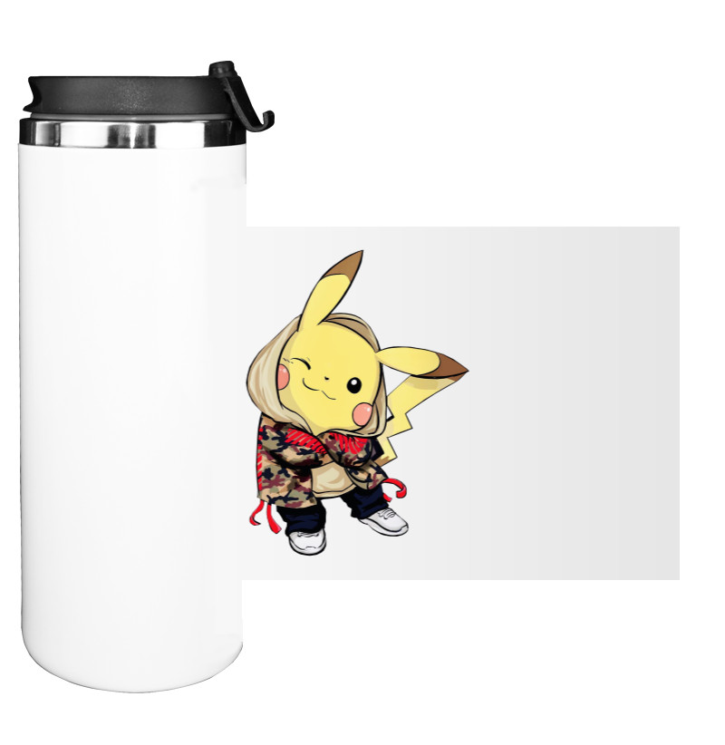 Water Bottle on Tumbler - cool pikachu - Mfest