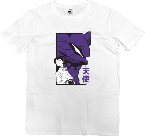 Men’s Premium T-Shirt - Evangelion - Ikari Shinji - Mfest