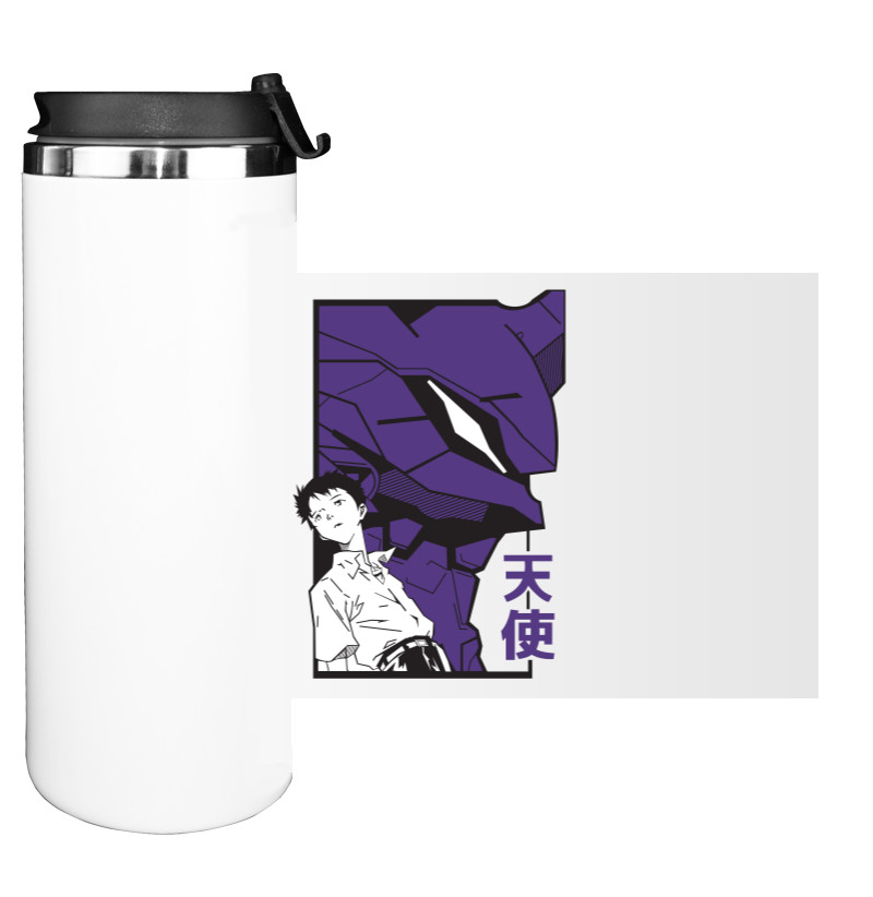 Water Bottle on Tumbler - Evangelion - Ikari Shinji - Mfest