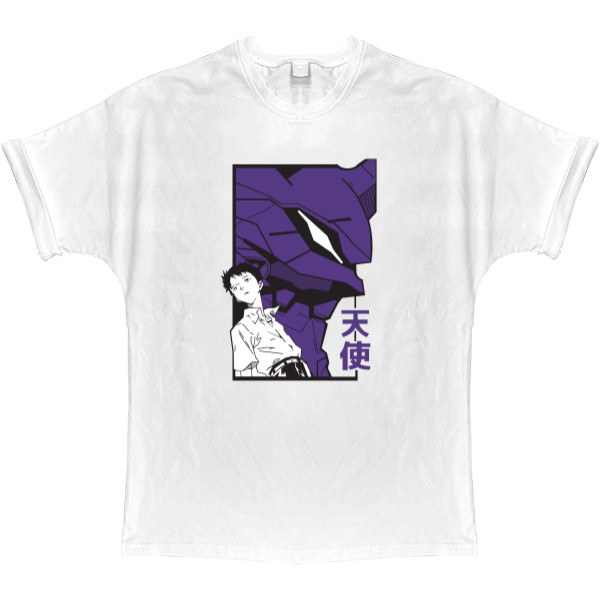 T-shirt Oversize - Evangelion - Ikari Shinji - Mfest