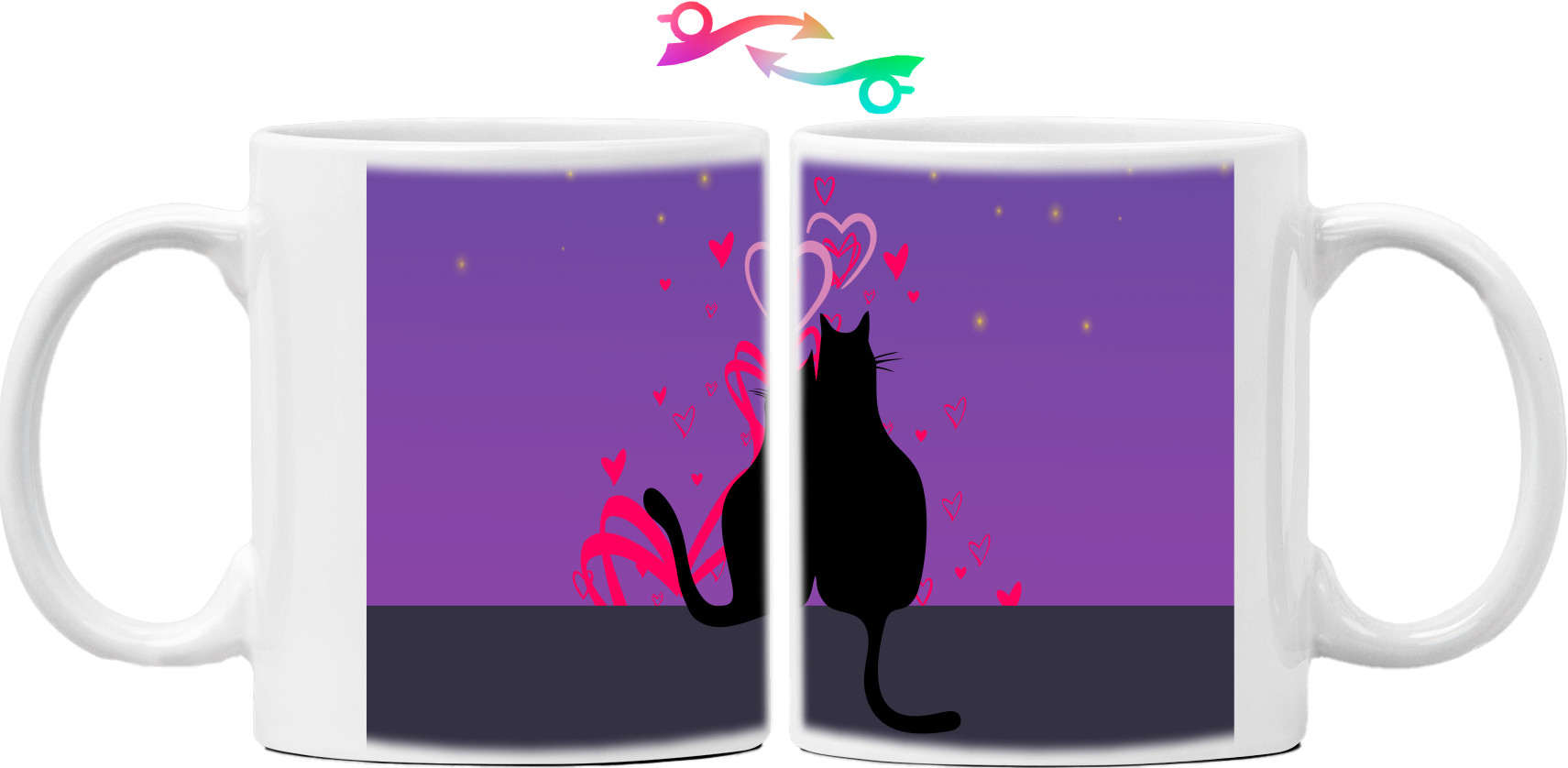 Mug - Котик и киска - Mfest