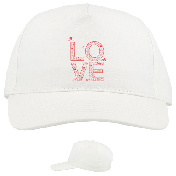 Baseball Caps - 5 panel - LOVE - Mfest