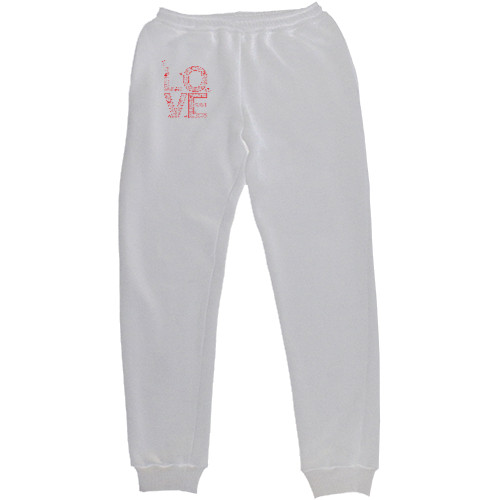 Women's Sweatpants - LOVE - Mfest