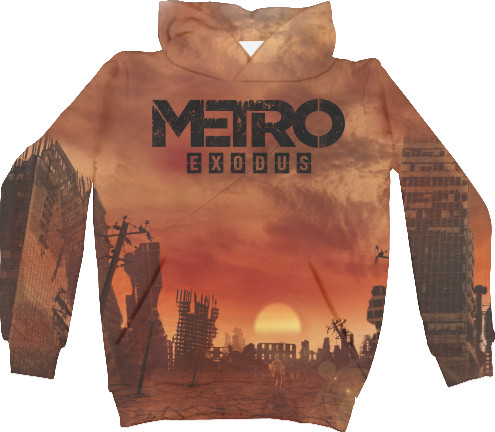 Kids' Hoodie 3D - metro exodus - Mfest