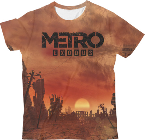 Kids' T-Shirt 3D - metro exodus - Mfest