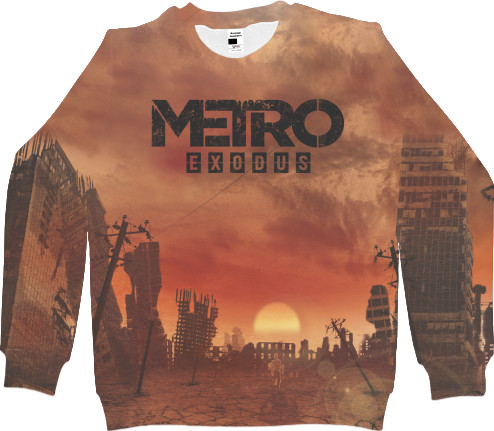 Women's Sweatshirt 3D - metro exodus - Mfest