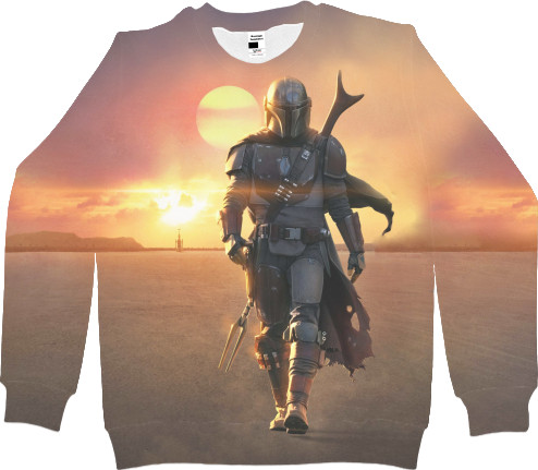 Women's Sweatshirt 3D - mandalorian - Mfest