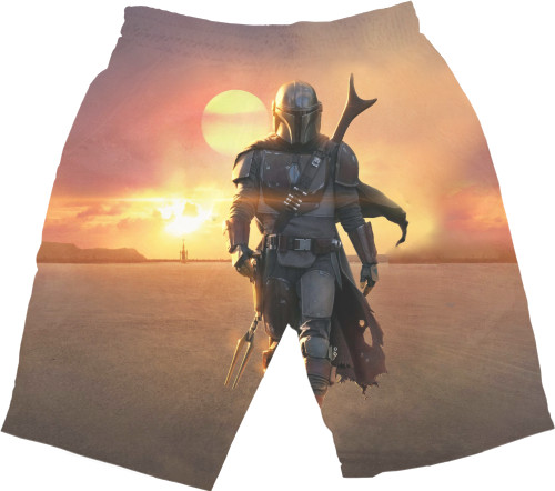 Men's Shorts 3D - mandalorian - Mfest