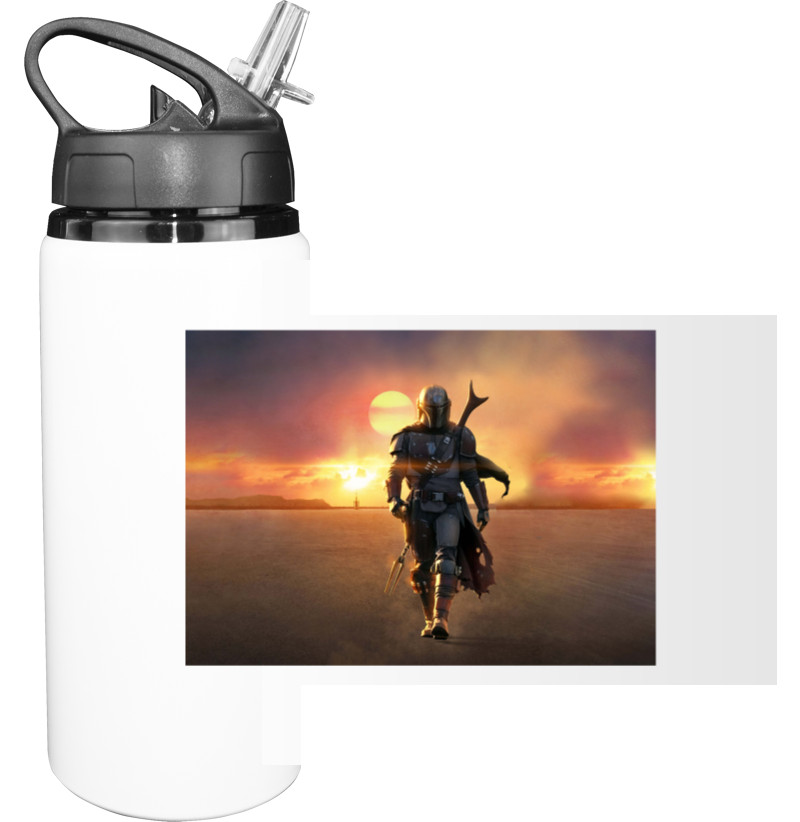 Sport Water Bottle - mandalorian - Mfest