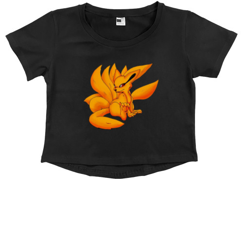 Kids' Premium Cropped T-Shirt - Курама - Наруто - Mfest