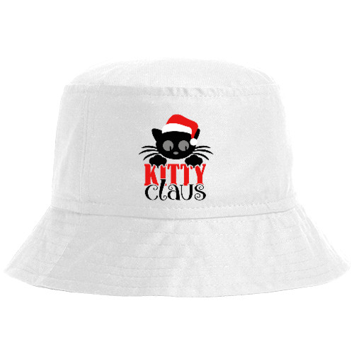 Bucket Hat - kitty claus - Mfest