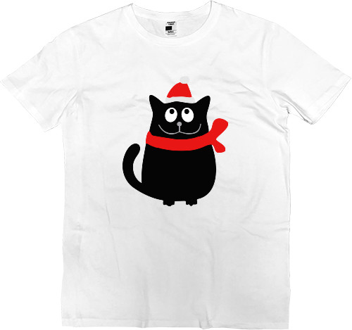 Kids' Premium T-Shirt - новогодний кот - Mfest