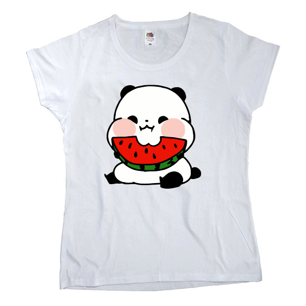 Women's T-shirt Fruit of the loom - панда 4 - Mfest