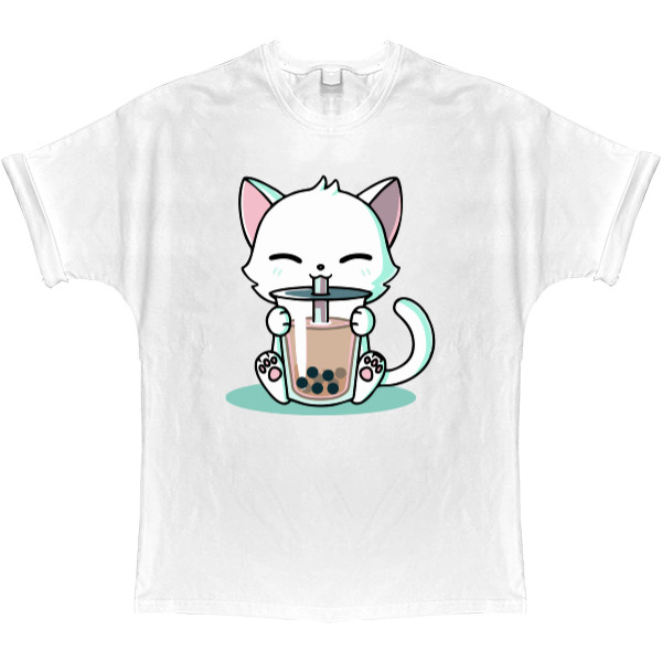 Коты и Кошки - T-shirt Oversize - Gato - Mfest