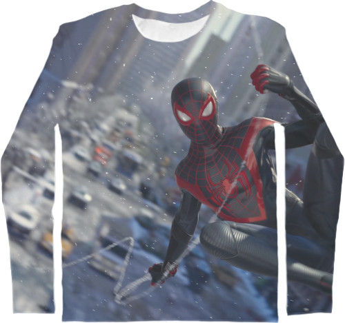 Men's Longsleeve Shirt 3D - Spider Man - Mfest