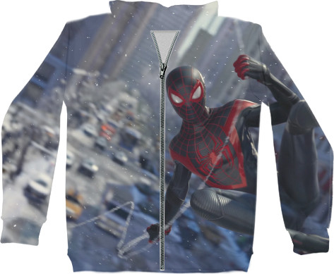 Unisex Zip-through Hoodie 3D - Spider Man - Mfest