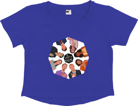 Women's Cropped Premium T-Shirt - umbrella academy fanart - Mfest