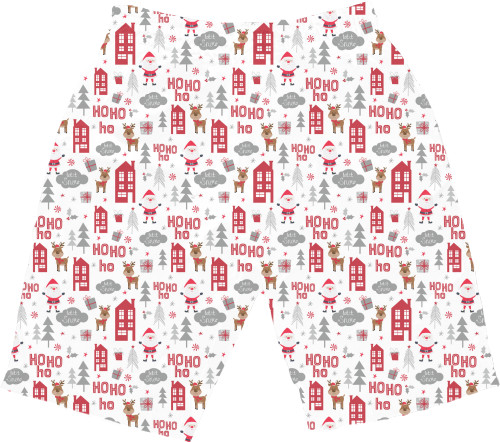 Men's Shorts 3D - seamless pattern - Mfest