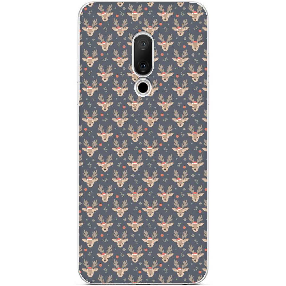 Чехол Meizu - christmas pattern - Mfest