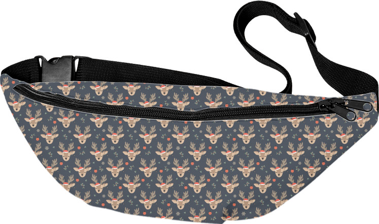 Fanny Pack 3D - christmas pattern - Mfest