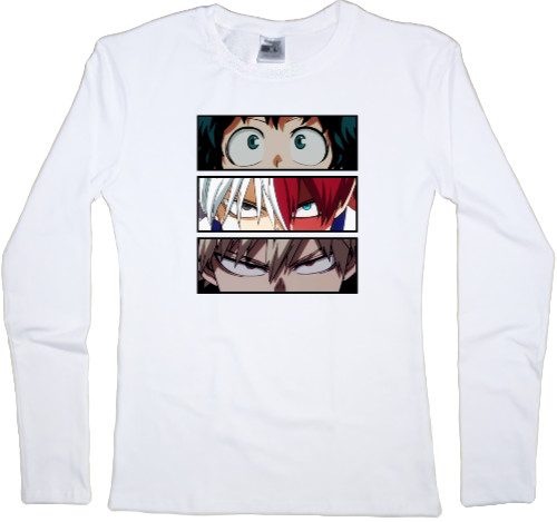 Моя Геройская Академия - Women's Longsleeve Shirt - my hero academia - Mfest