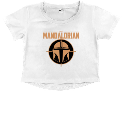 Kids' Premium Cropped T-Shirt - MANDALORIAN - Mfest