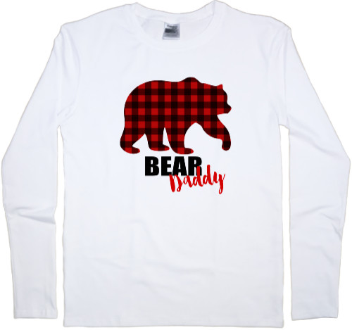 Men's Longsleeve Shirt - bear daddy - Mfest