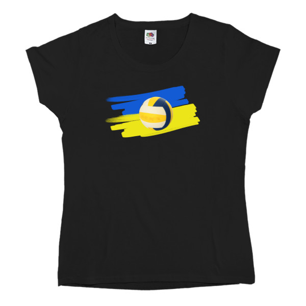 Women's T-shirt Fruit of the loom - волейбольний м'яч - Mfest